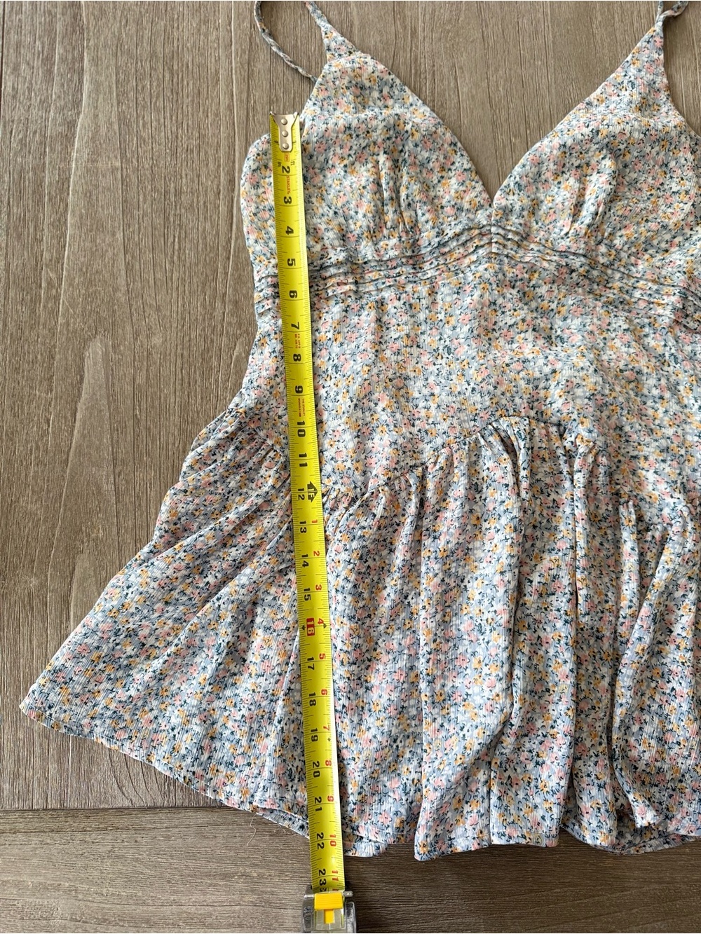 Sundae Muse Amanda Floral Romper Mini Dress Size 8 10 - Picture 7 of 10